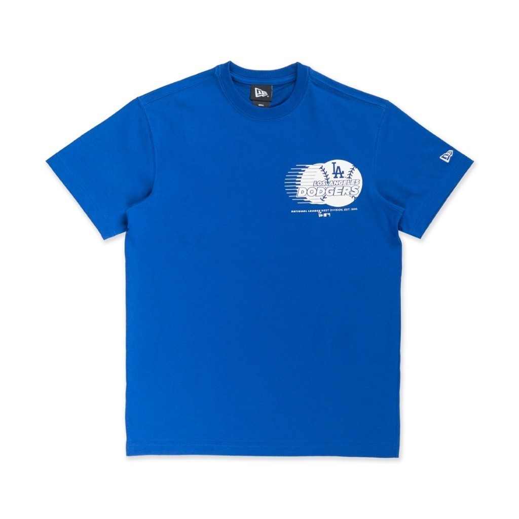♞,♘New Era เสื้อยืดแขนสั้นรุ่น Los Angeles Dodgers MLB Light Royal Short Sleeve T-Shirt KJG
