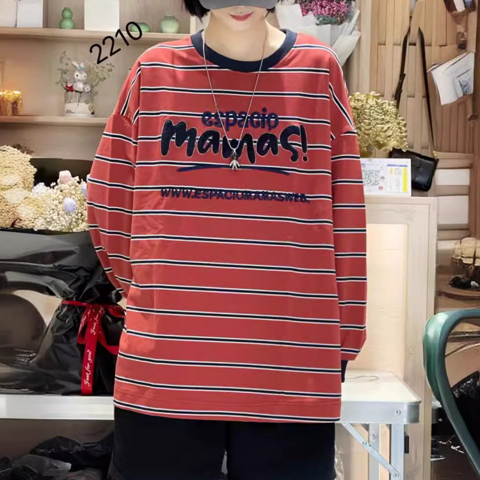 ♞สินค้าใหม่คอรูปวงกลมลายพิมพjhตัวอักษร trending สบายใส่ง่าย เสื้อยืด WHF