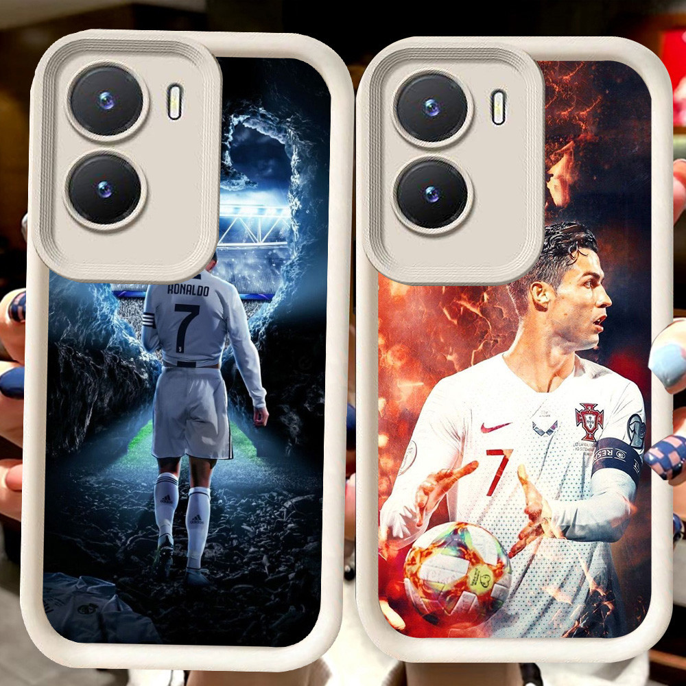 H82 CR7 RonaldoปลอกสีขาวสําหรับVIVO Y35 Y75 Y01 Y55 Y22 iQOO 13 Z10 T4 Z9X Y15s Y22s Y56 Y15a Z9 Y16