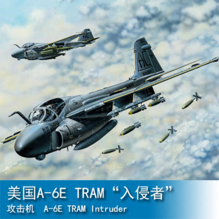 งานอดิเรก TRUMPETER 1/48 เครื่องบินโจมตี A-6E TRAM "Invader" ของอเมริกา 81710