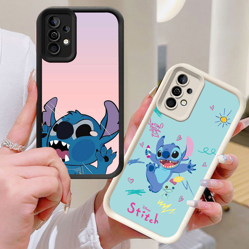 BI47 Stitch สําหรับ Samsung A05S S25 Ultra A04s A35 A25 A34 5G สีขาวสีดํา