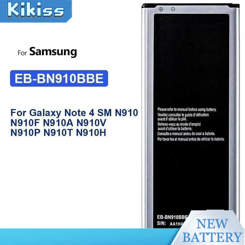 For Samsung Galaxy Note 4 N910 N910H N910A N910C N910F N910FQ N910X EB-BN910BBE Battery 3220mAh