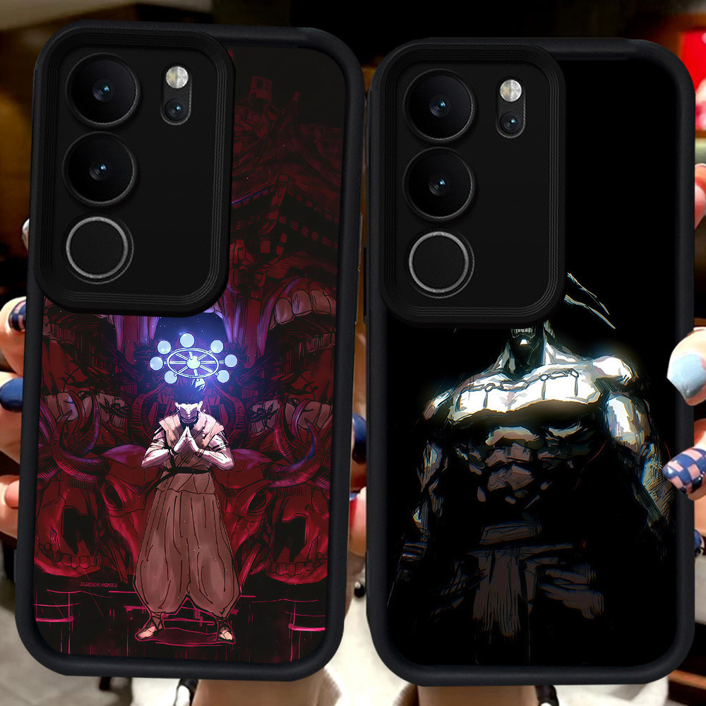 ปลอกสีดําสําหรับ Infinix HOT Note 60 50i 50S 60i 50X 50 Pro Plus 5G H66 Jujutsu Kaisen