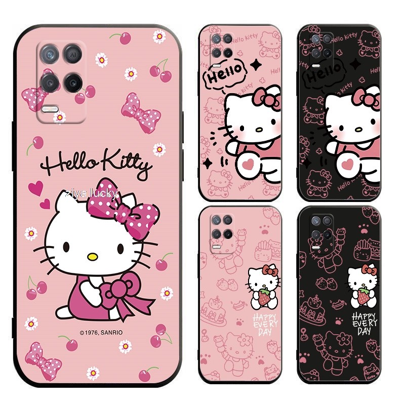 Realme 8 4G Realme 8 Pro เคส TPU แบบนุ่มลายการ์ตูนคิตตี้