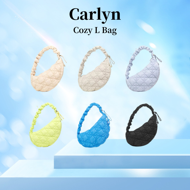♞,♘Carlyn Cozy L Bag กระเป๋าถือ สะพายข้าง ของแท้จากเกาหลี（ของแท้ 100 %） XDY