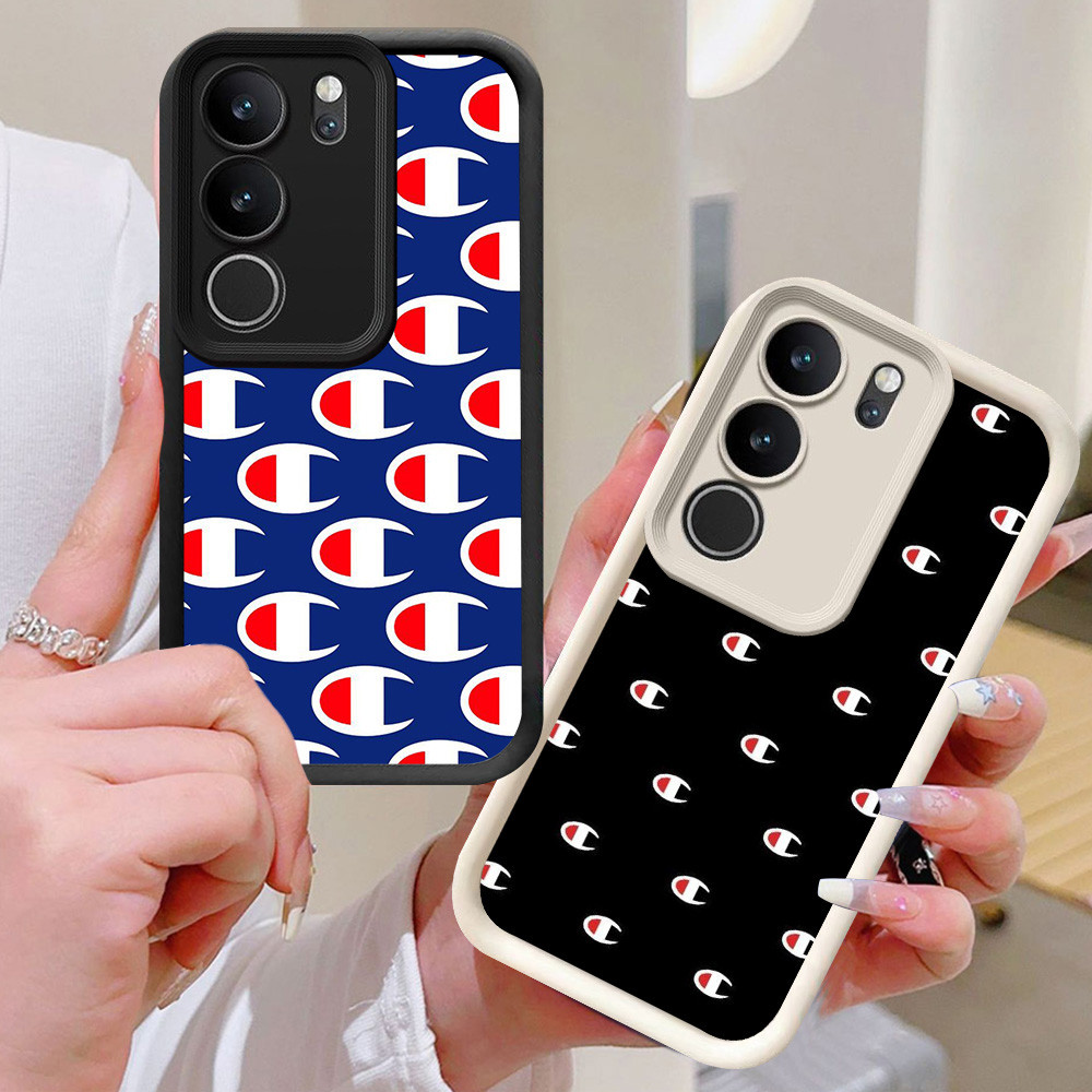 BI59 New Champions Casing สําหรับ VIVO Y19S V40 Lite Pro 5G สีขาวสีดํา