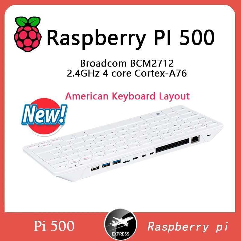 VN คีย์บอร์ด Raspberry Pi 500 ใหม่ Raspberry Pi 500 เมนบอร์ด All in One Programming,