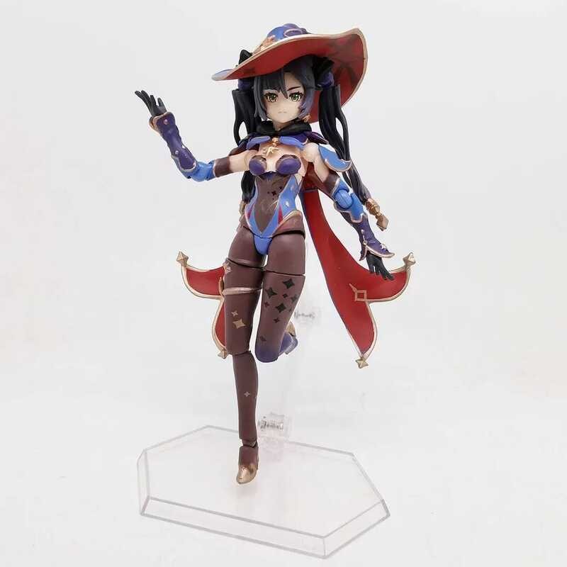 ฟิกเกอร์ ✠ Figma Genshin Impact Mona การสะท้อนของความหายนะ PVC ของเล่นฟิกเกอร์แอคชั่นสำหรับผู้ใ