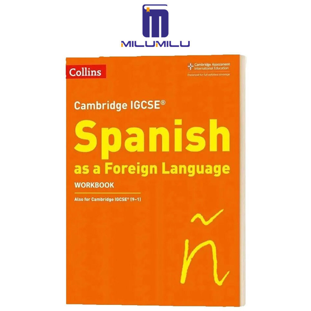 Milu IGCSE หนังสือออกกําลังกาย CAMBRIDGE IGCSE สมุดงานสเปน