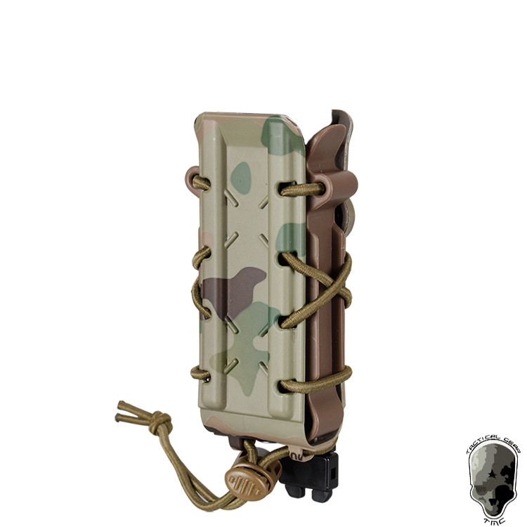 [หุ้นล่าสุด] TMC Tactical Single 9mm Mag Pouch Polymer MOLLE Small Tactical Mag Carrier 3031-1
