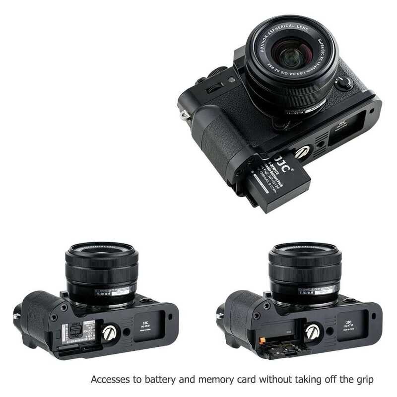 ❃ JJC ที่ยึดมือจับโลหะ Mhg-Xt10รูปตัวแอลสำหรับรถฟูจิฟิล์ม X-T30 X-T20 X-T30สองชั้น X-T10ช่องใส่ ❃