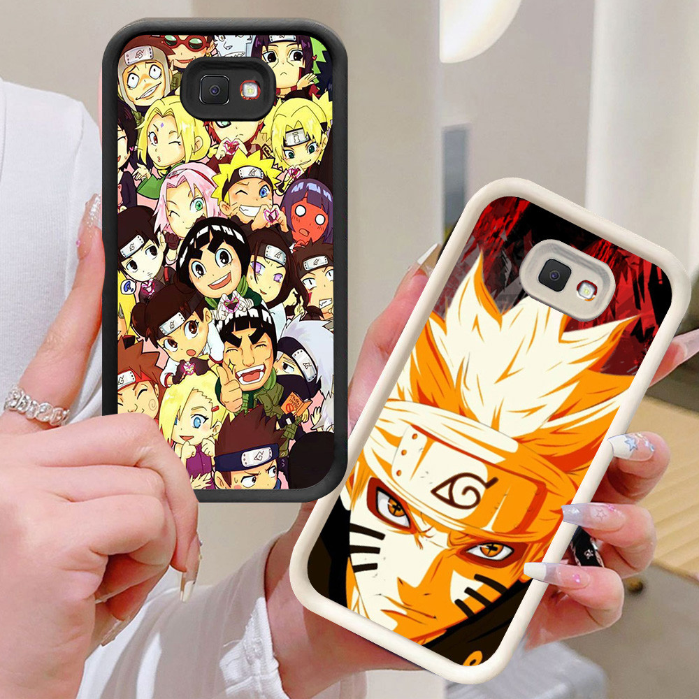 BI4 Naruto Casing สําหรับ Samsung Galaxy J6 J7 Pro J4 J2 Prime Plus White Black