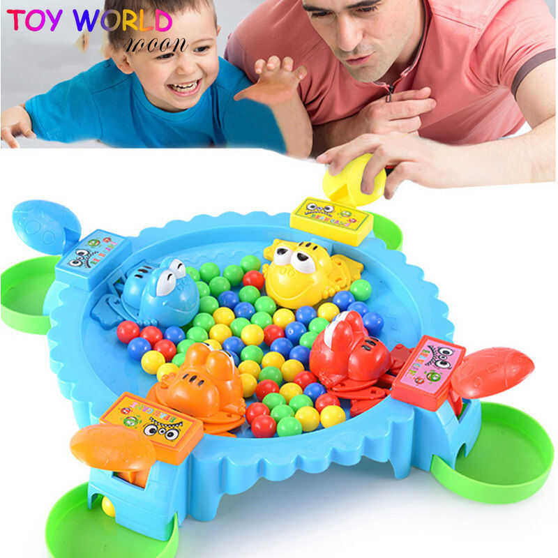 LY Eat Ball Frog Board Game 2/3/4 People Puzzle Fun Parent-Child Desop Interactive Toy Play Greedy