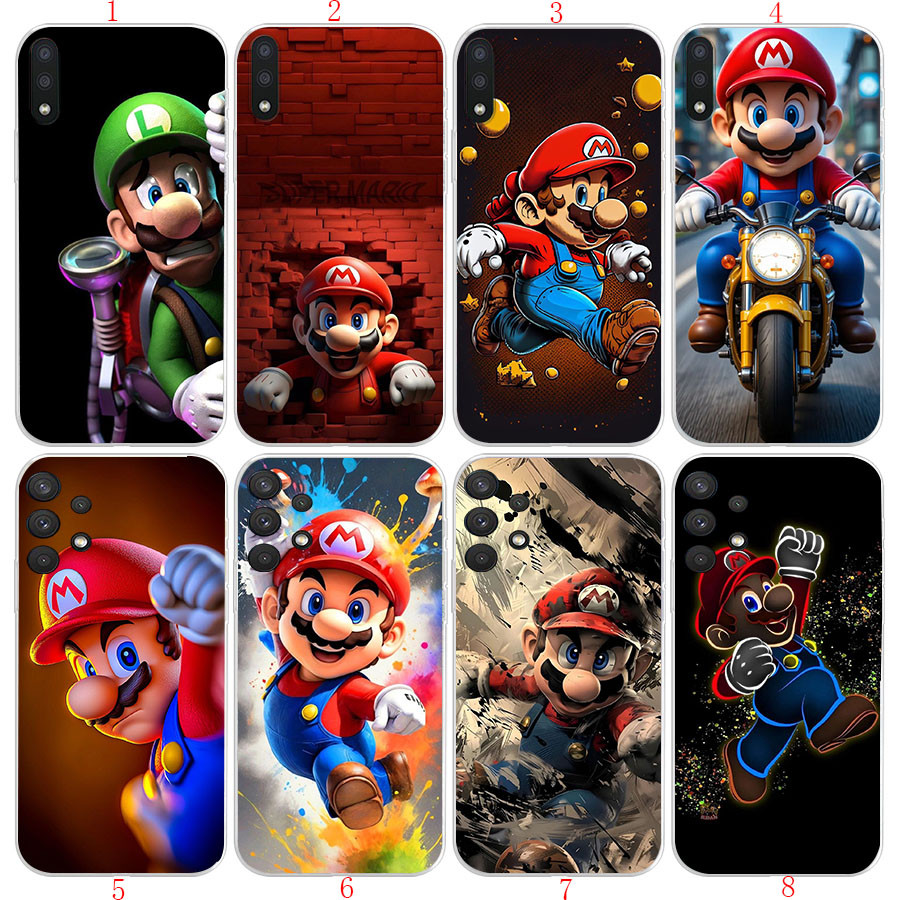 Samsung A6 A8 A9 J4 2018 J2 J4 J5 J6 J7 Prime Plus NB15 Luigi เคสโทรศัพท์ใสแบบนุ่ม