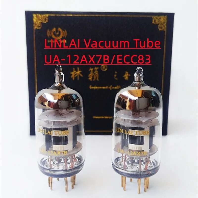อุปกรณ์เสริมเครื่องเสียง LINLAI หลอดสูญญากาศ UA-12AX7B 12AX7/ECC83/UA-12AU7/ECC82 เปลี่ยน Shuguang G