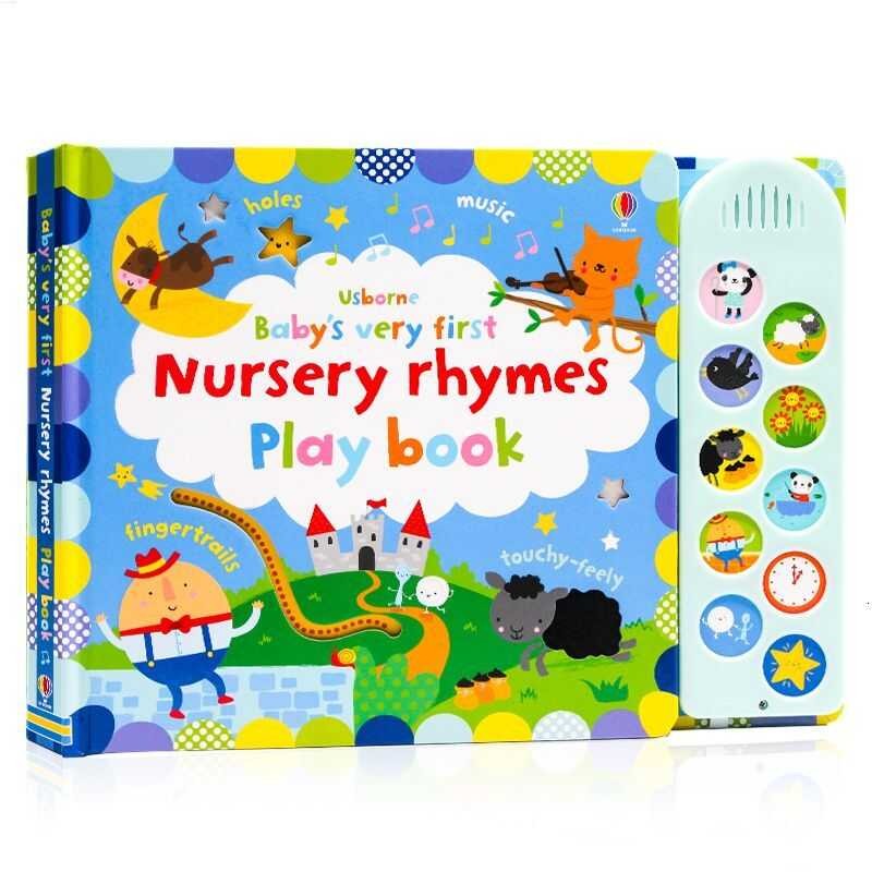LY Usborne Nursery Rhymes Baby's Very First Nursery Rhymes Playbook English Original Picture Book C