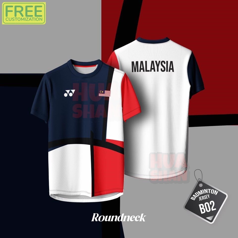 FREE CUSTOMIZATION BADMINTON JERSEY (ALL ENGLAND 2025), JERSI BADMINTON 2025 (ALL ENGLAND)