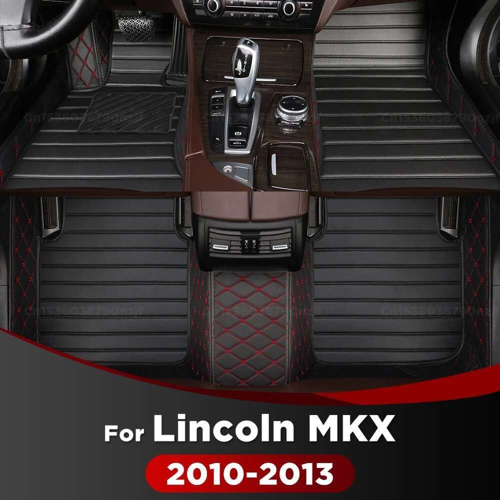 RHD สําหรับ Lincoln MKX 2010 2011 2012 2013 รถเสื่อ Custom Auto Foot Pads รถยนต์พรมฝาครอบอุปกรณ์ตกแต