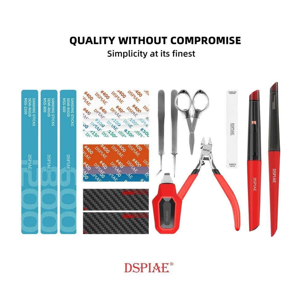 DSPIAE TC-S01 Hobby Model Craft Tool COMBO SET Model building tools Professional Grade Kit สําหรับ D