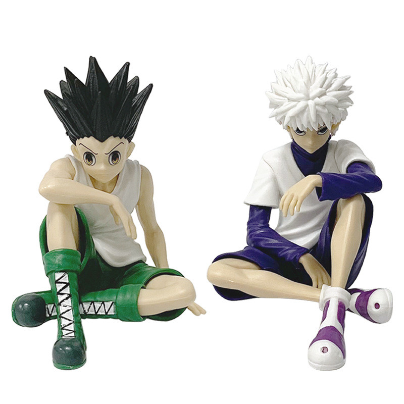 HunterHunter Gon Freecss Killua Zoldyck Action Figure ของเล่นตกแต่ง