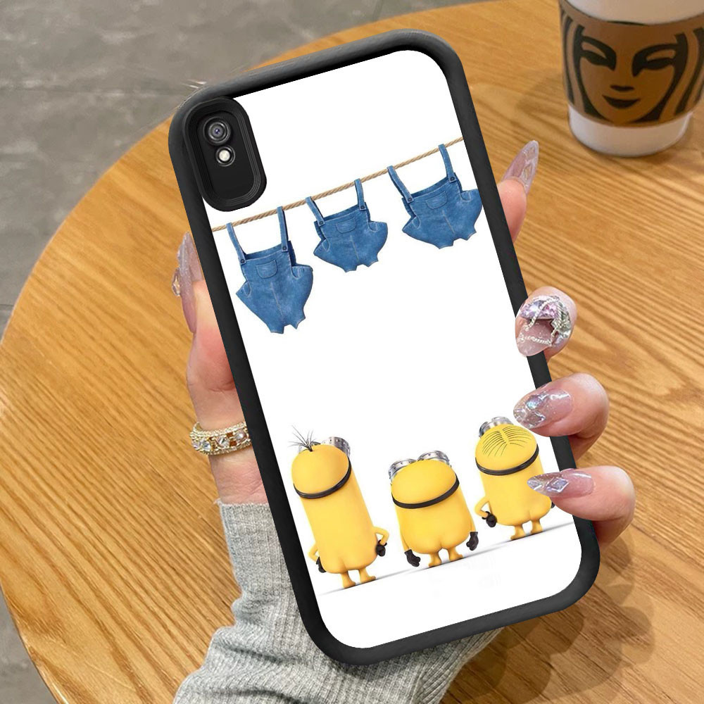 YB-20 Minions เคสกันกระแทกสําหรับ Xiaomi Redmi Note 9A 9T 7 6A POCO M3 Pro