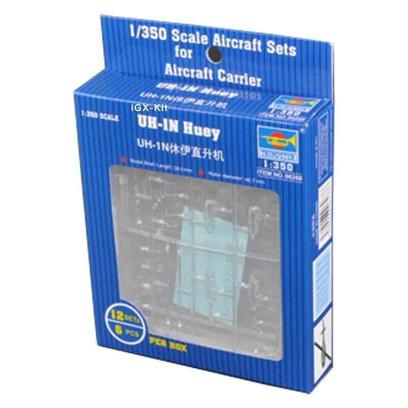 ทรัมเปตเตอร์ ✠ 06268 ขนาด 1/350 เครื่องบินเฮลิคอปเตอร์ Uh1n Uh-1N Huey ของเล่นพลาสติกทหาร ชุดปร