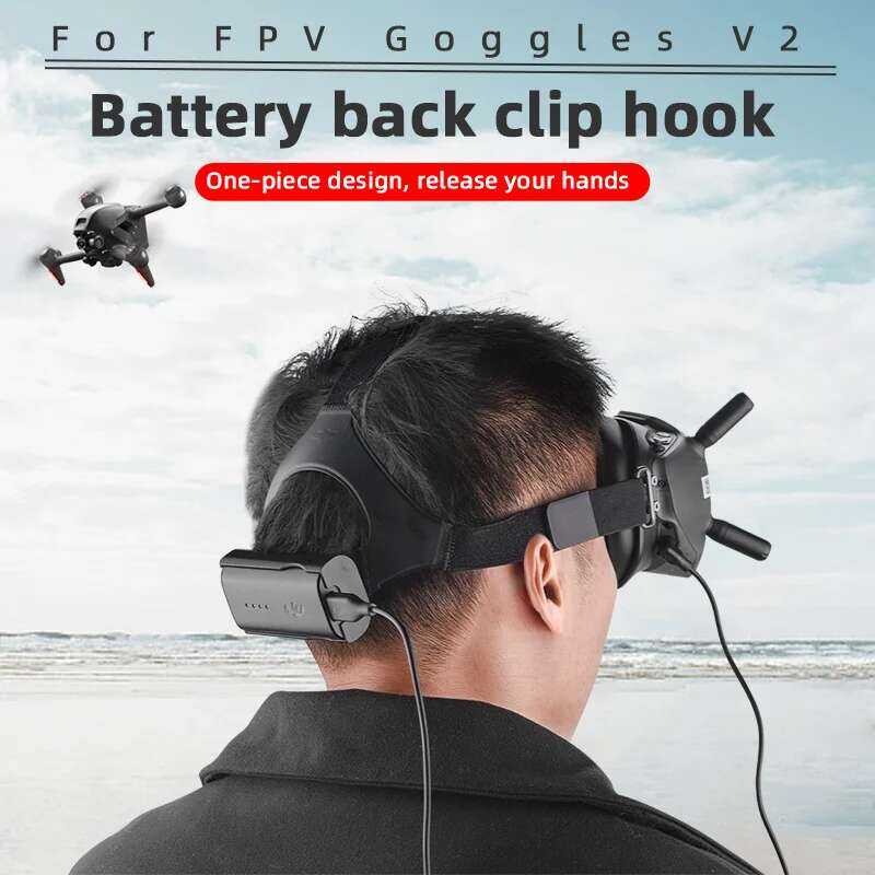 ❃ แบตเตอรี่ตัวยึดสำหรับ DJI Goggles V2/2แบตเตอรี่เก็บเลนส์นูนสำหรับ Dji FPV Combo/Avata  อ ❃