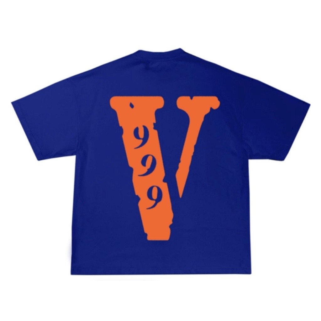 ♞Juice Wrld x Vlone 999 T-shirt (BLUE) JHG