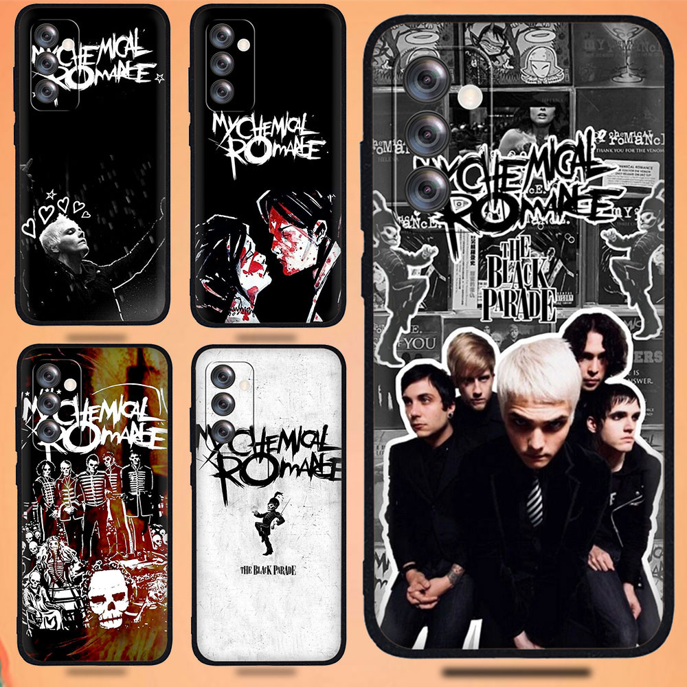 Samsung Galaxy S24 S24 FE S24Plus S24Ultra My Chemical Romance P103 Soft Phone Casing Cover