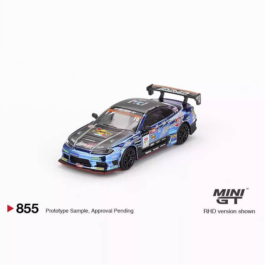 MINIGT 1:64 #855 โมเดลรถอัลลอย Nissan Siia S15