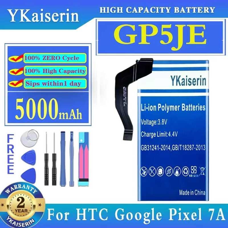 5000mAh Mobile Phone Battery for HTC For Google Pixel 7A