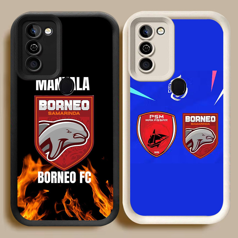 BI74 Borneo FC เคสสําหรับ Samsung Galaxy A11 M21 A21S A10S M30S A20 A20S M11 สีขาวสีดํา