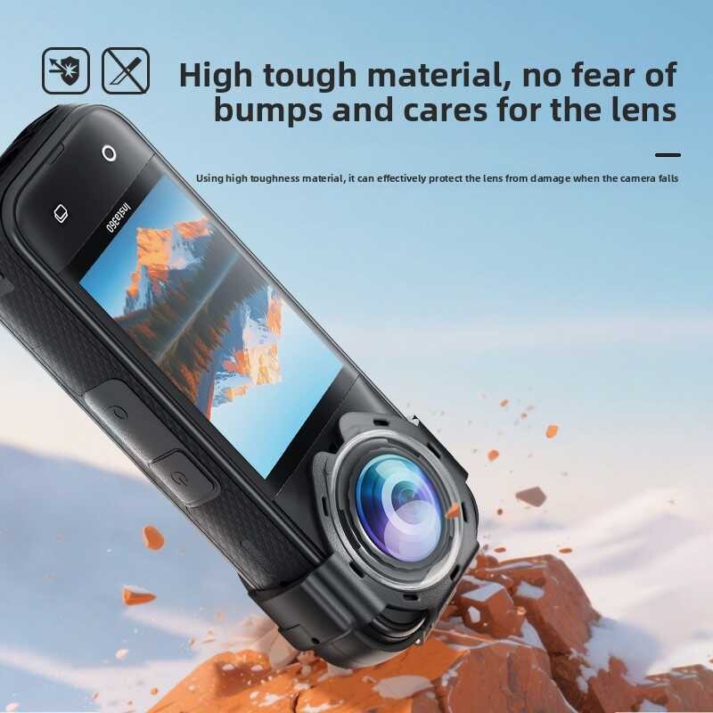 ▣ Guards Insta360 Lens Protector Cover Accessories For Insta 360 X5 Camera Anti-Scratch Glass P