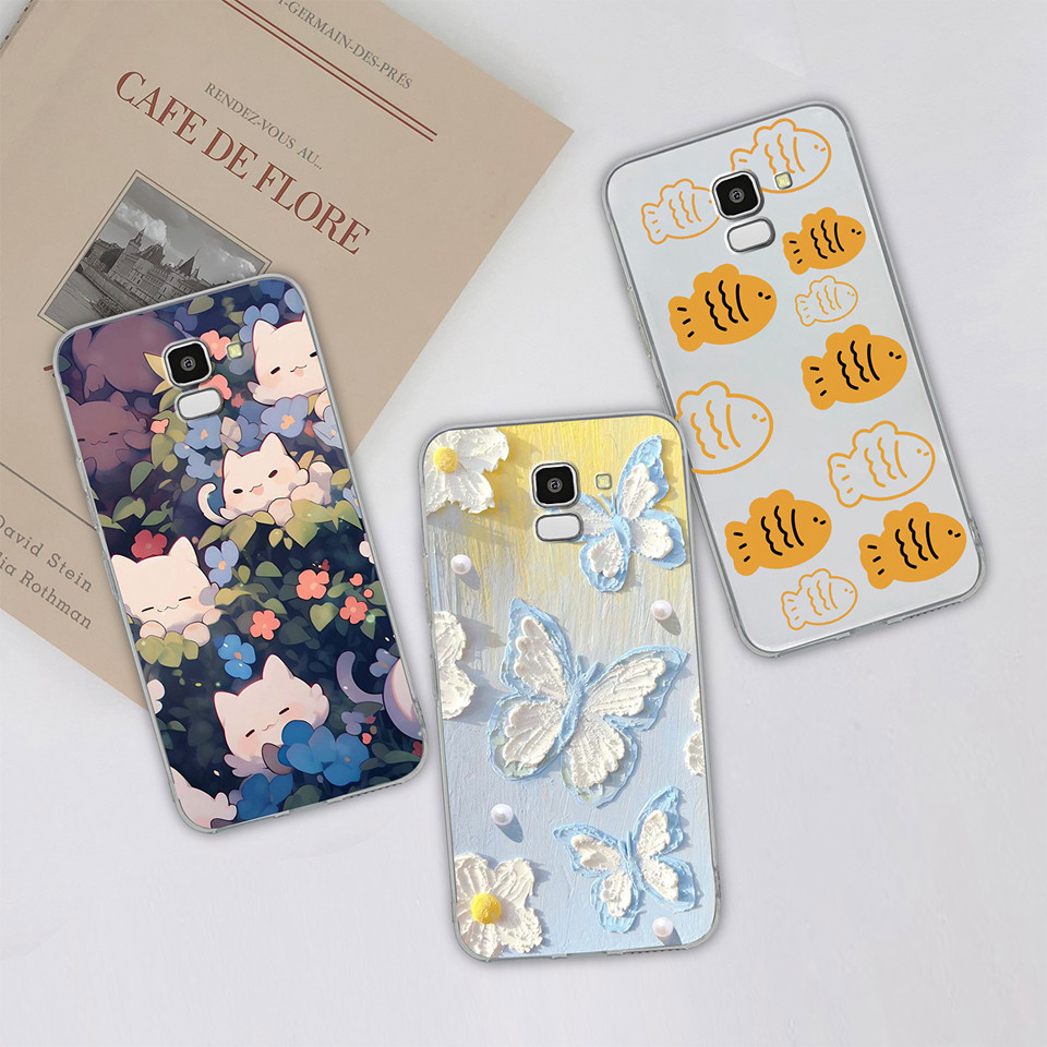 ปลอกสําหรับ Samsung Galaxy J6 J6 Plus J6 Prime โบว์สีชมพูเป็ดสีเหลืองกันกระแทก Anti-drop Clear ฝาครอบโทรศัพท์สําหรับ Samsung J6 Plus j6prime แฟชั่นซิลิโคน Capa กันชน ราคา ถูกที่สุด ดีลบีเคเค แกลเลอรีภาพที่ 8