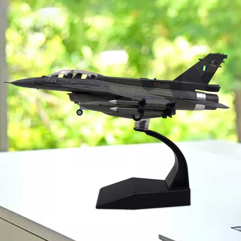 LY Hot 1:72 F16 Diecast Fighter Model With Display Stand For Living Room Home Cafe