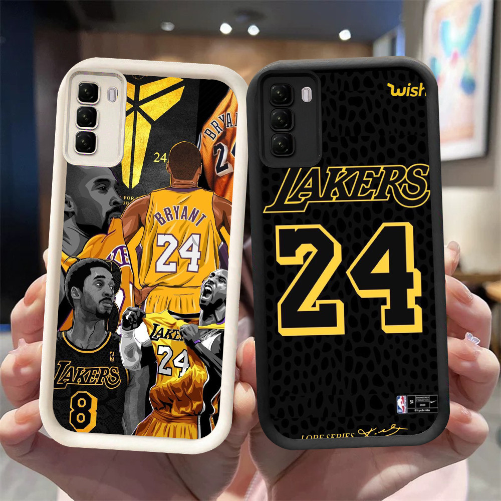 YA-19 Kobe Bryant ปลอกกันกระแทกสําหรับ Infinix HOT 50 Tecno POP Pova 5 8 9 Spark 20 ITEL P55 RS4 Pro