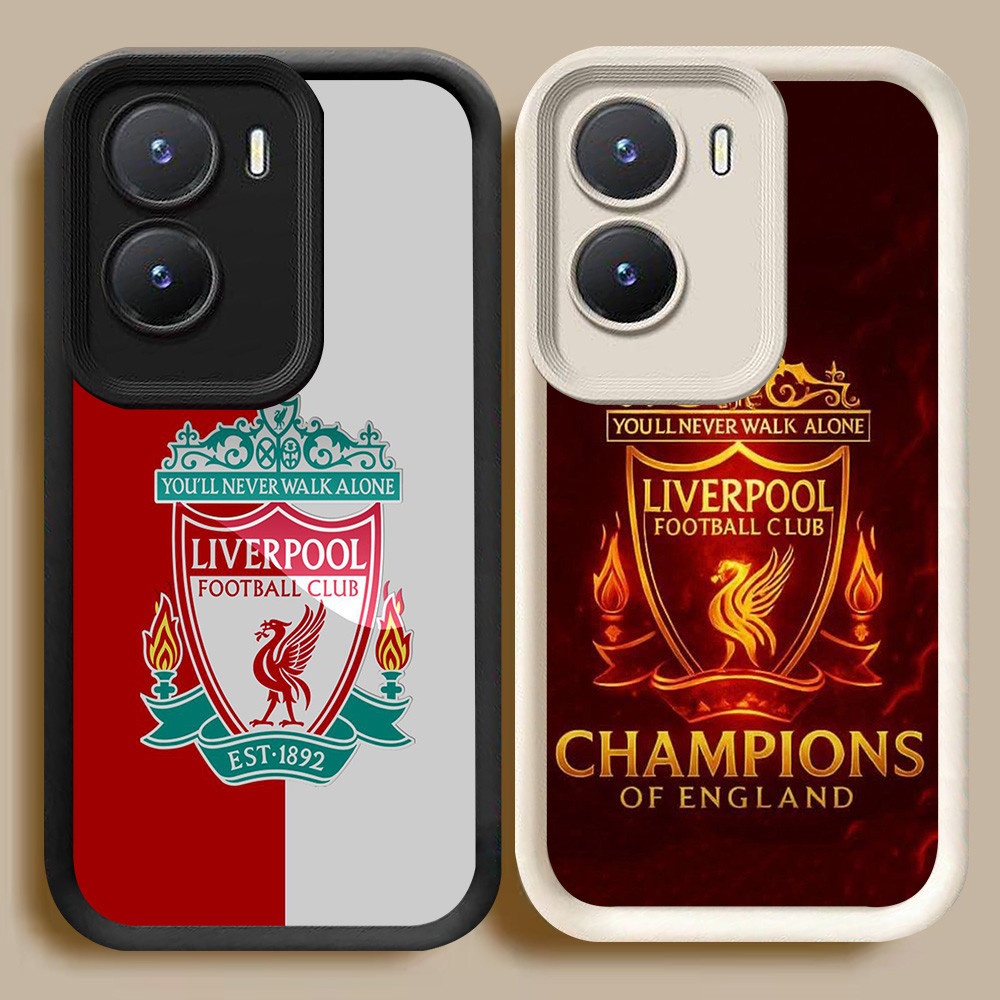BI86 Liverpool-FC Casing สําหรับ VIVO IQOO Z9X Y56 Y16 Z9 Y02S 5G V17 V19 Neo สีขาวสีดํา