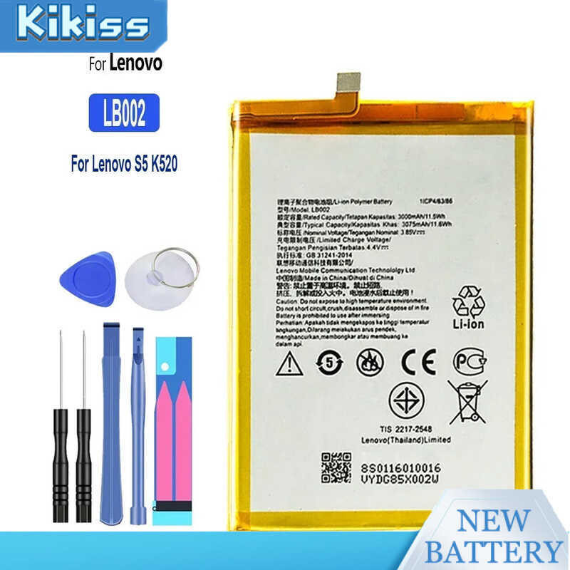 LB002 3000mAh Battery for Lenovo S5 K520 K520T