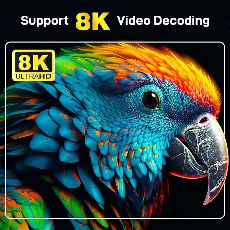 วูปเกอร์ ☢ H96 Max M3 Android 13 TV Stick Rockchip Rk3528 2Gb 16Gb รองรับ 8K Wifi6 การควบคุมด้ว