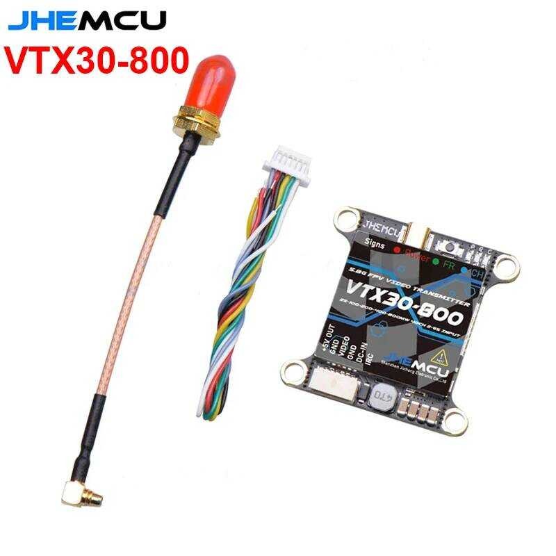 ❃ JHEMCU Vtx30-800 5.8G 40Ch M3 Pitmode 25Mw 100/200/400/800Mw VTX 2-6S 30X30มม.สำหรับ RC FPV F