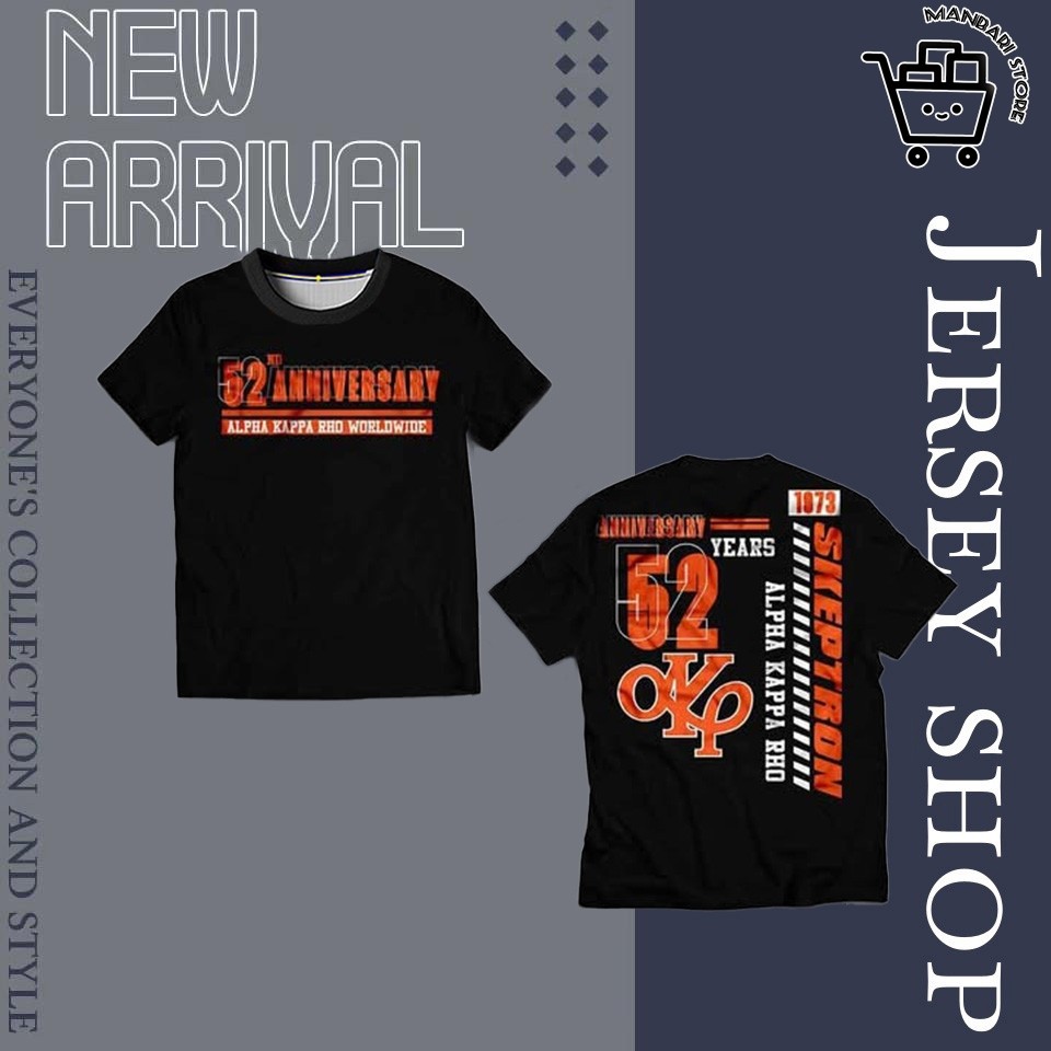 2025 ยี่ห้อใหม่ 52nd Anniversary AKP Alpha Kappa Rho Fully Sublimated Fraternity เสื้อ 3D พิมพ์เสื้อ