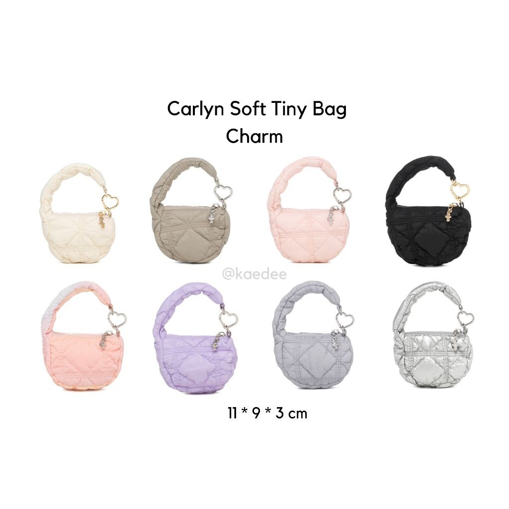 ♞,♘พร้อมส่ง Carlyn แท้  % Carlyn Soft Teeny Bag Charm XDY
