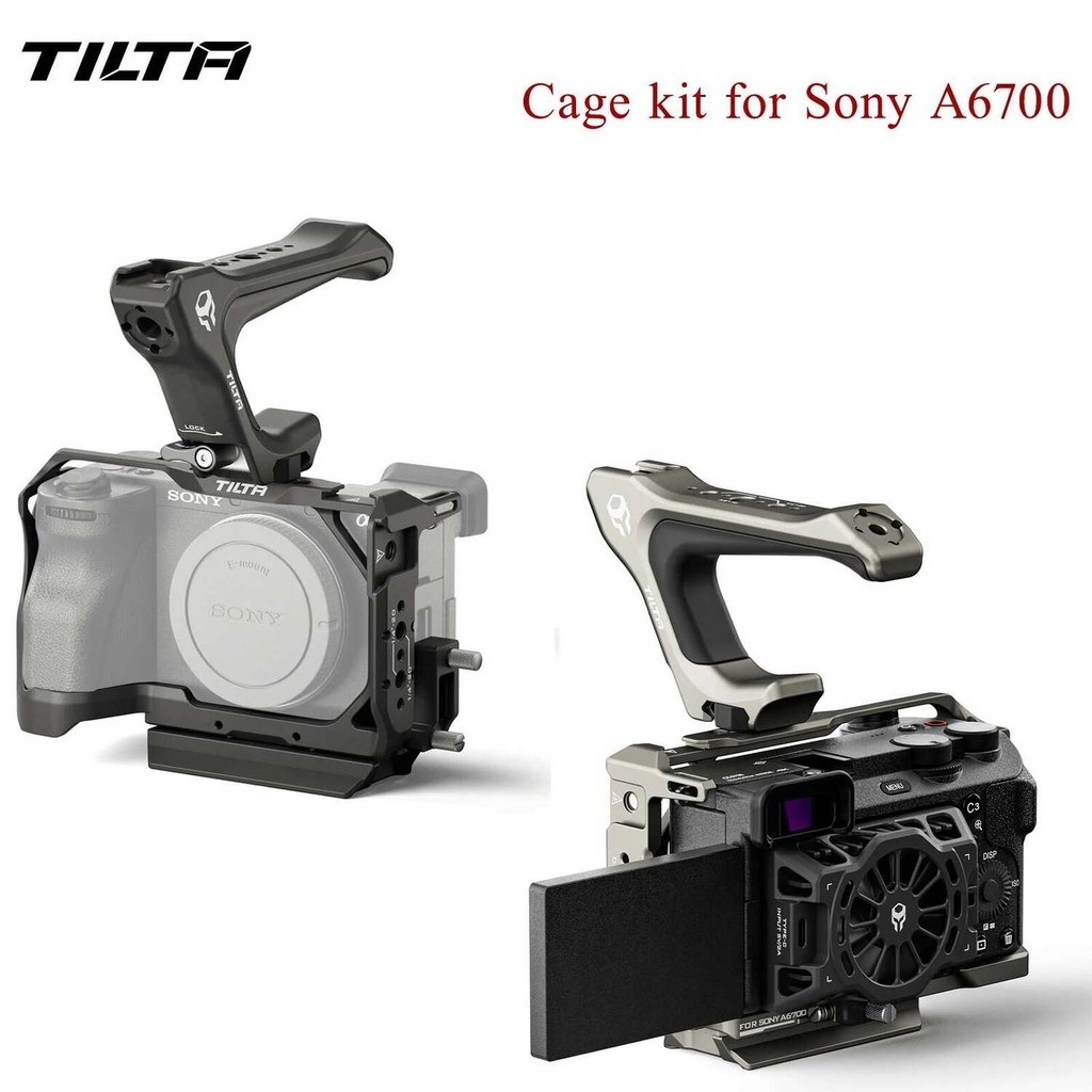 โปรโมชั่น TILTA cage สําหรับ Sony A6700 กล้องกรงน้ําหนักเบาชุดสําหรับ Dsrl กล้อง Cooling System TA-T