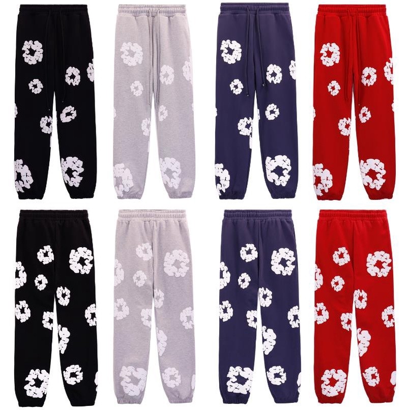 ♞,♘,♙พร้อมส่ง DENIM TEARS เสื้อกันหนาวลําลอง ผ้าฝ้าย และกางเกงขายาว สไตล์อเมริกัน 2025