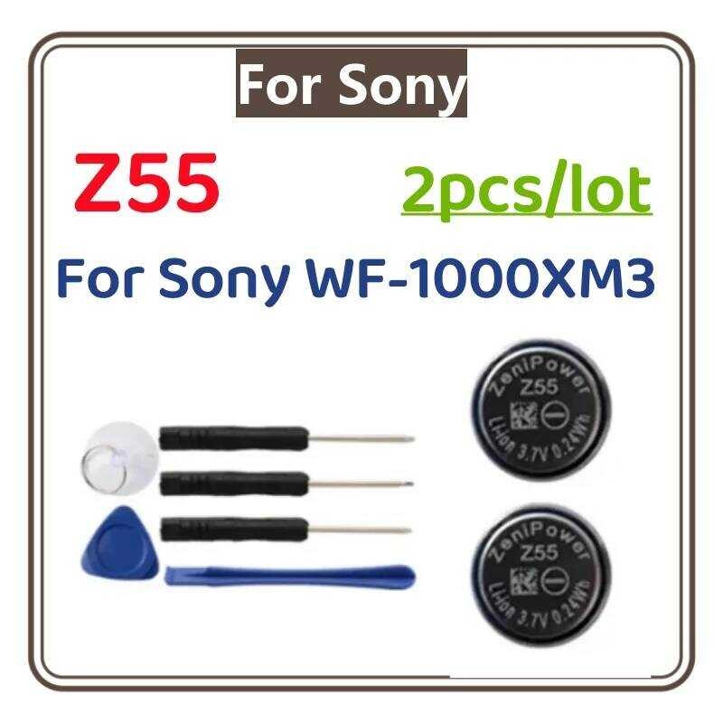 ▥ 2-10 ชิ้น/ล็อต Zenipower Z55 1254 เปลี่ยน Cp1254 แบตเตอรี่ 3.7V สําหรับ Sony Wi-Sp600n Wf-Sp7