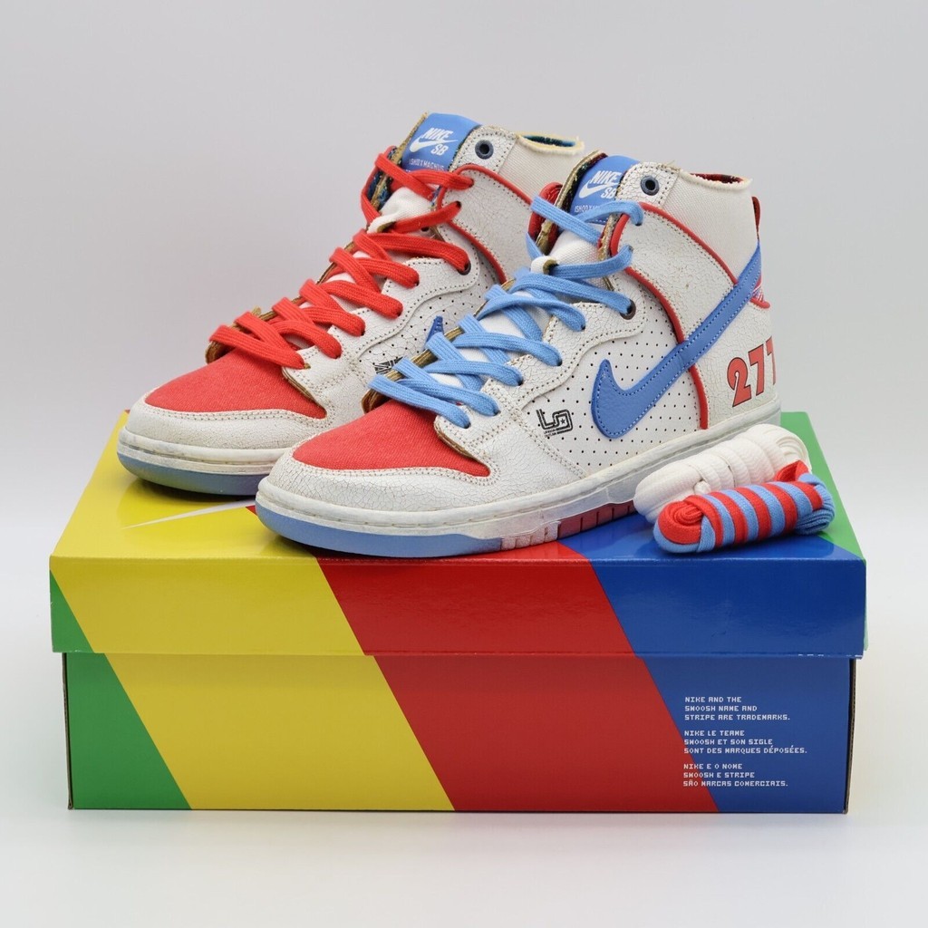 ♞,♘Dh7683-100 Magnus Walker Nike SB Dunk High 1971 Porche 911 T 277 ใหม่ YRJ