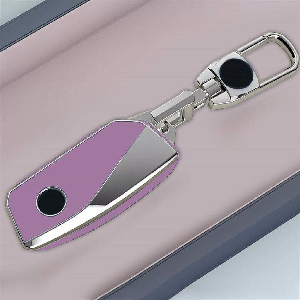 สีม่วงและเงิน TPU Remote Key Fob กรณี Fit สําหรับ BMW 2 7 Series X1 iX XM X5 X6 X7