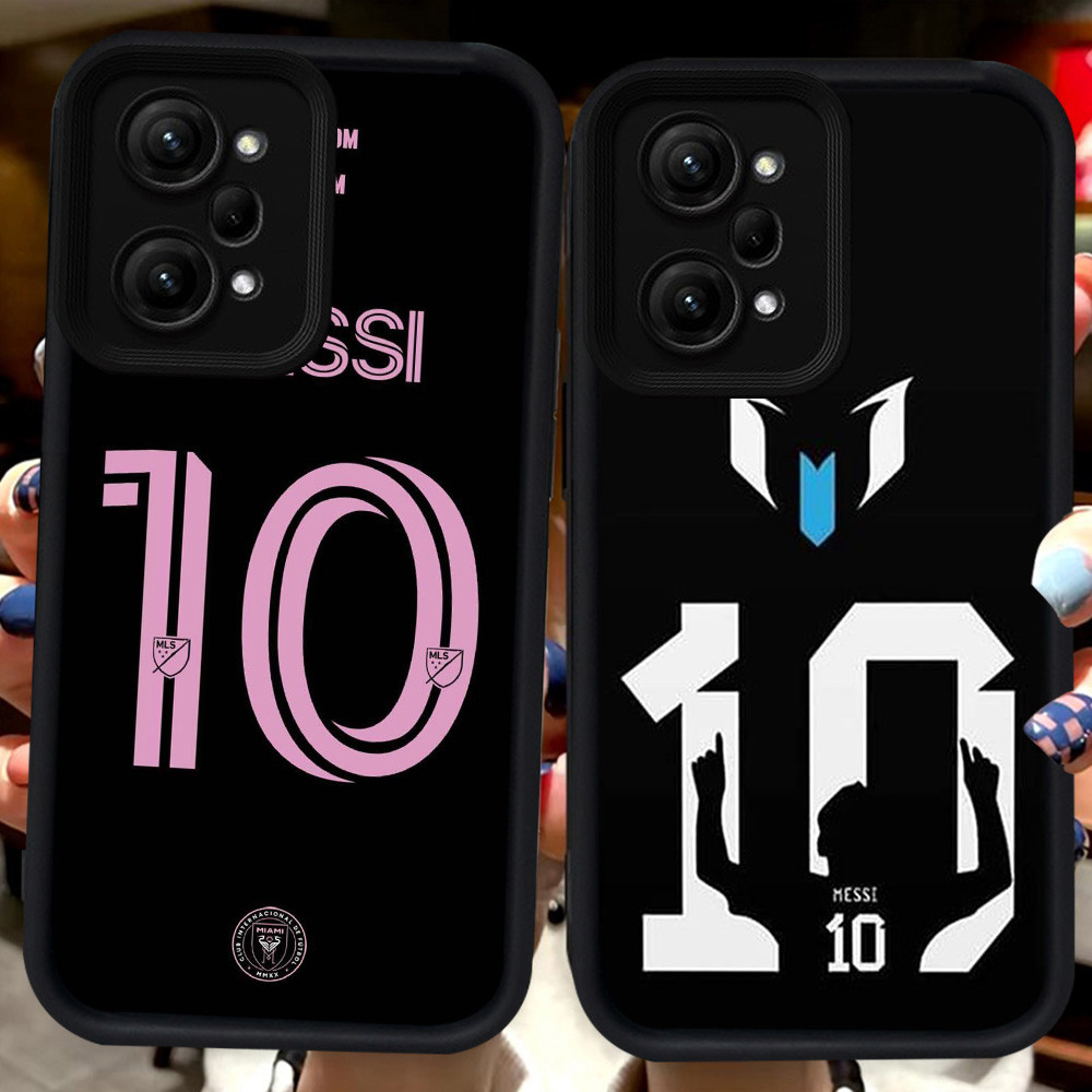 ปลอกสีดําสําหรับ Xiaomi Redmi POCO X5 หมายเหตุ 14 14T F5 12 F6 Pro 5G H108 Lionel Messi 10