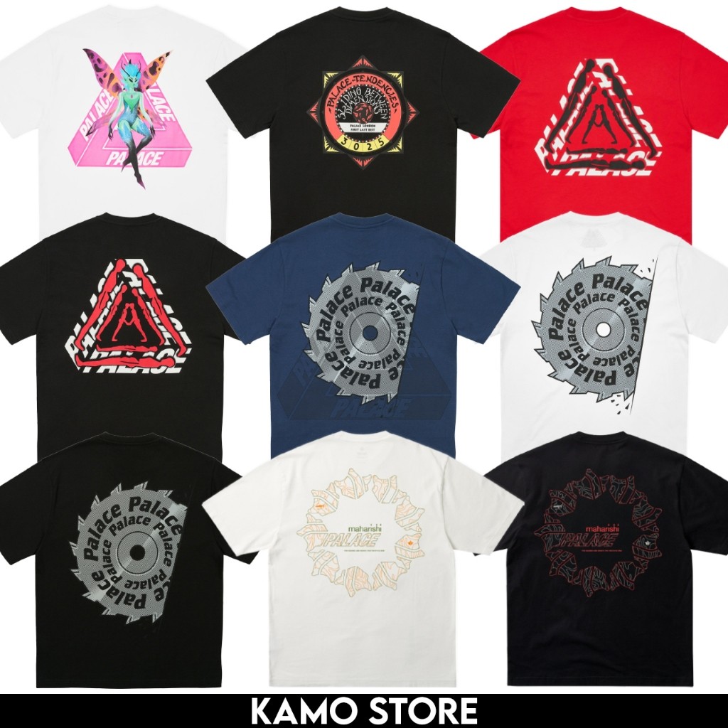 ♞,♘(พร้อมส่ง) เสื้อยืด PALACE T-Shirt : 3 JHG