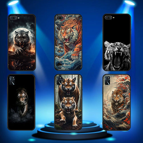 นุ่มสีดํา Redmi 5 5A 5 Plus 6 6A 6 Pro 7 7A K60 K70 K70E tiger1 เคสโทรศัพท์
